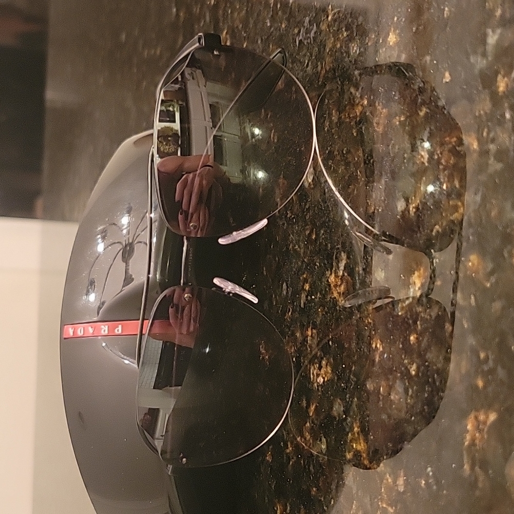 NEW prada Linea Rossa gray gradiant